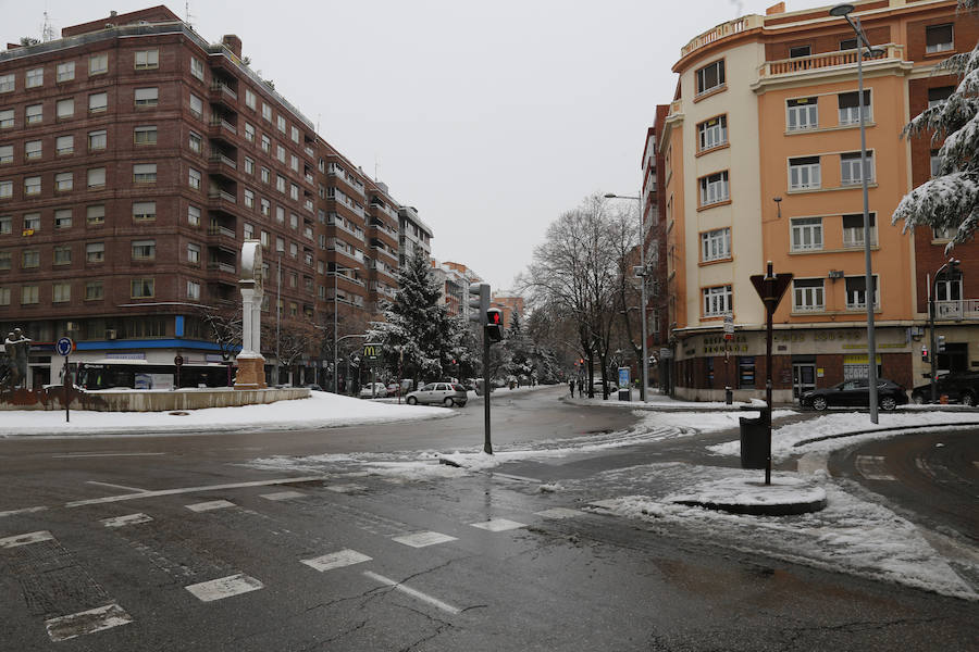 Fotos: La capital palentina se tiñe de blanco II