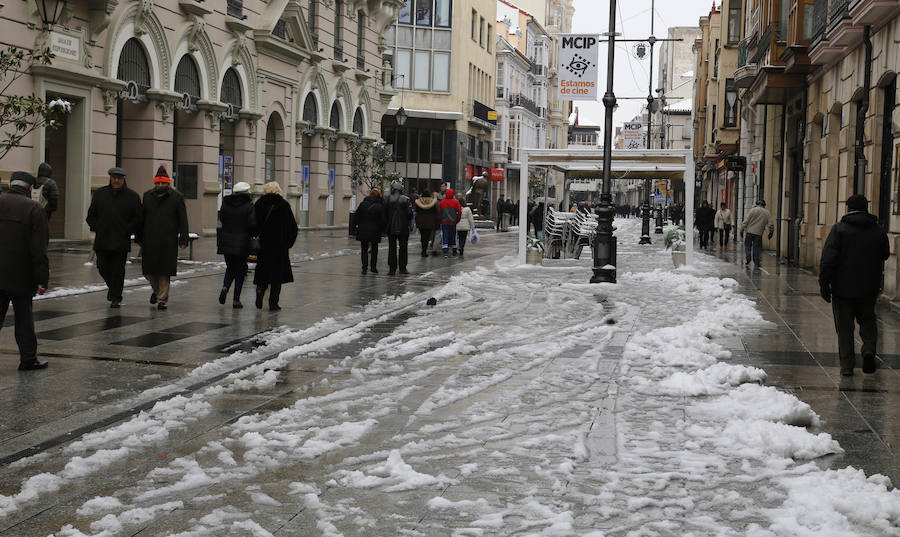 Fotos: La capital palentina se tiñe de blanco II