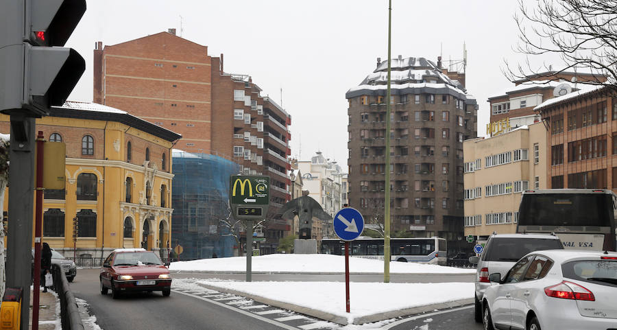 Fotos: La capital palentina se tiñe de blanco II
