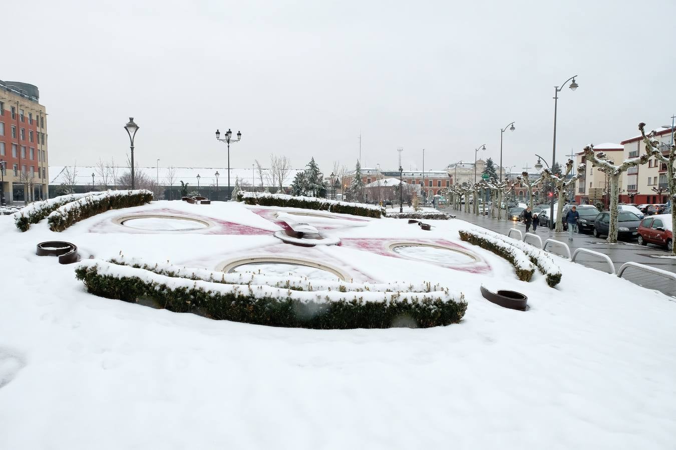 Fotos: Las bellas estampas que la nieve ha dejado en Valladolid
