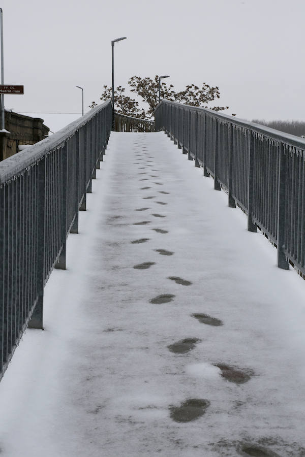 Fotos: Imágenes nevadas en Dueñas