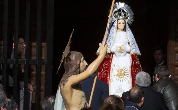 Programa de procesiones dle Domingo de Resurrección, 1 de abril, en Ávila