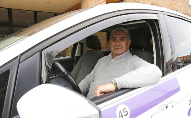 José María Fernández, nuevo presidente de Radio Taxi en Palencia. 