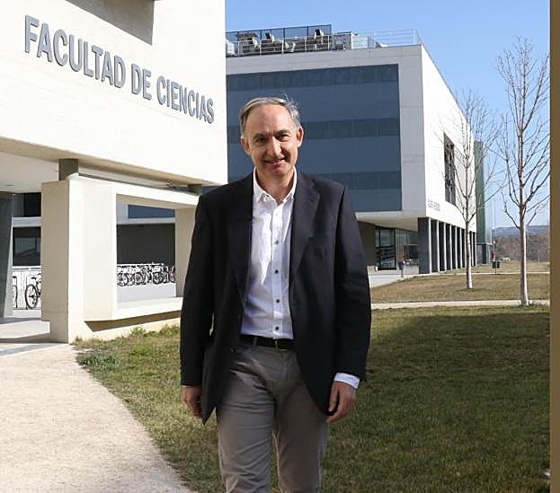 Antonio Largo, en el campus Miguel Delibes. Henar Sastre