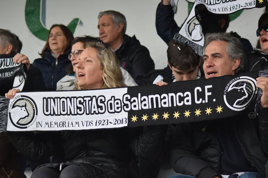 Jornada redonda para el equipo salmantino, que se coloca primero antes de recibir al Astorga el miércoles gracias a los goles de Diego Abad y Carlos López