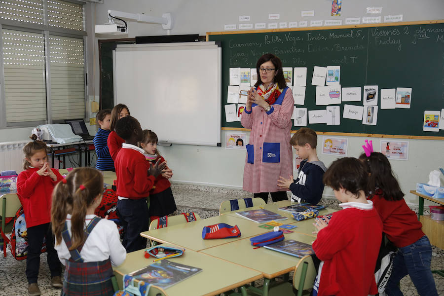 Fotos: El colegio Sagrado Corazón de Venta de Baños, en imágenes