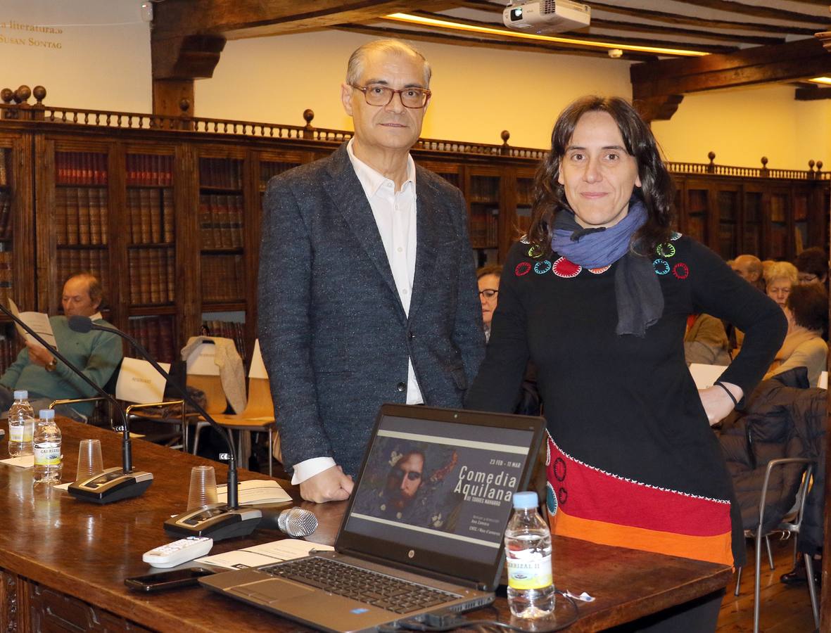 La directora de la compañía de teatro Nao d"amores habó sobre 'Literatura y música en escena' en el ciclo que organiza la Fundación Miguel Delibes en la Casa de Cervantes