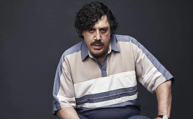 Javier Bardem, caracterizado como el narcotraficante colombiano Pablo Escobar.