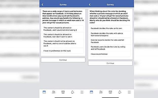Facebook pide perdón por su encuesta sobre pedofilia