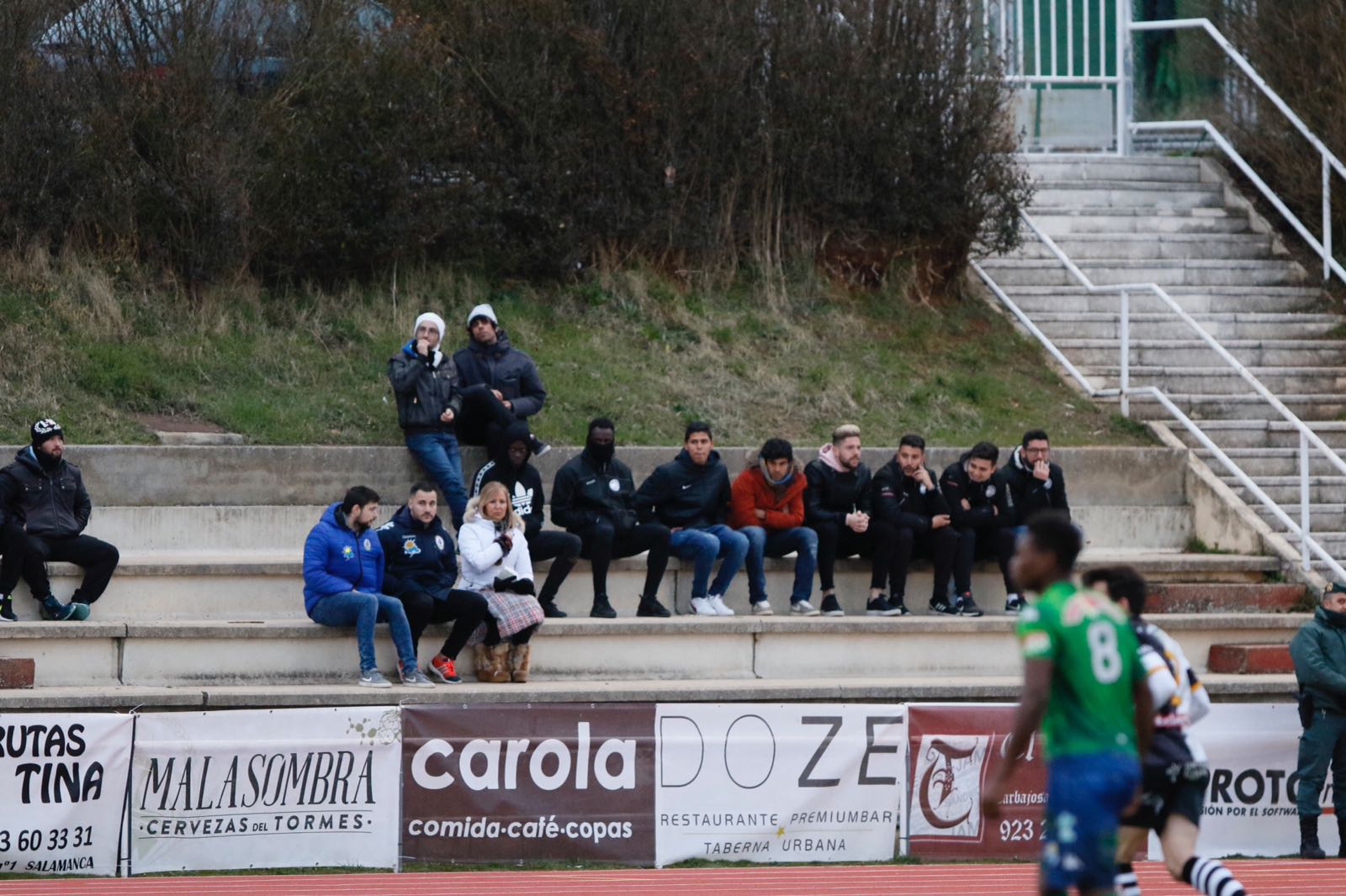 Fotos: Aficionados de Unionistas en el partido contra el Astorga