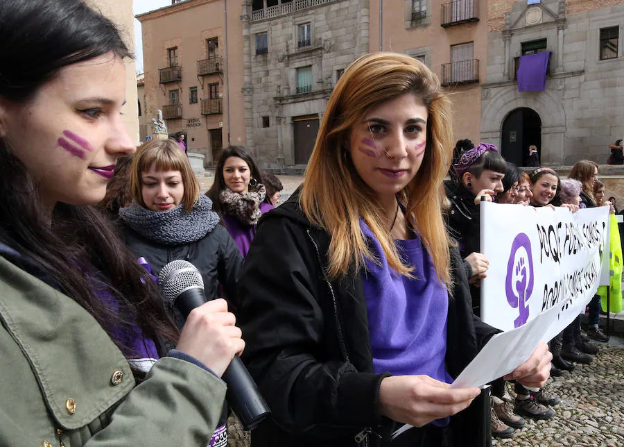 Fotos: Concentraciones 8-M en Segovia