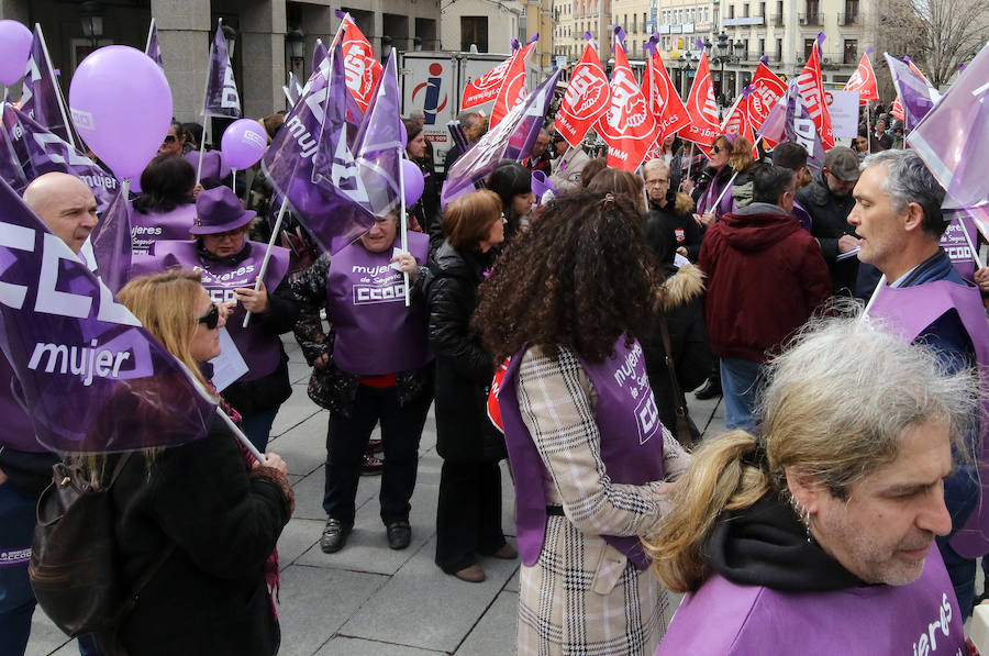 Fotos: Concentraciones 8-M en Segovia