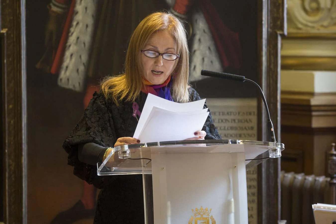 Durante el acto se ha hecho entrega del premio de igualdad a Henar Sastre, fotógrafa de El Norte de Castilla