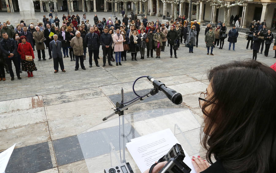 Fotos: Acto institucional del Ayuntamiento de Palencia en el 8-M