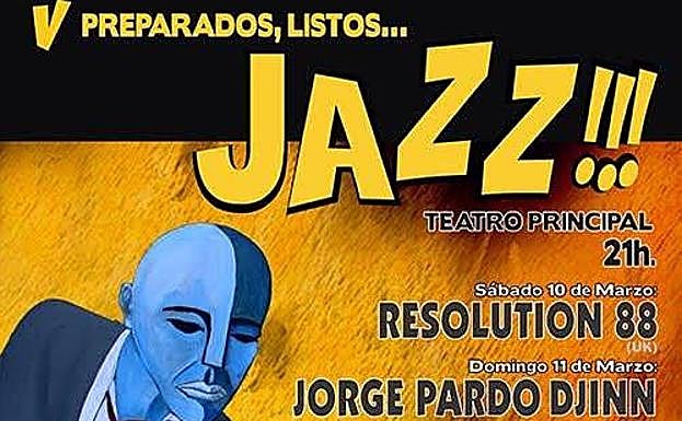 Cartel del festival 'Preparados, listos, Jazz!!!'. 