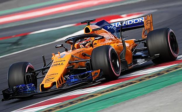 Stoffel Vandoorne, durante la penúltima jornada de test. 