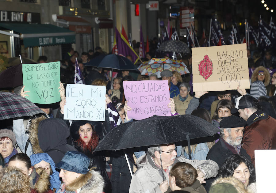 Fotos: El colofón reivindicativo del 8-M en Palencia