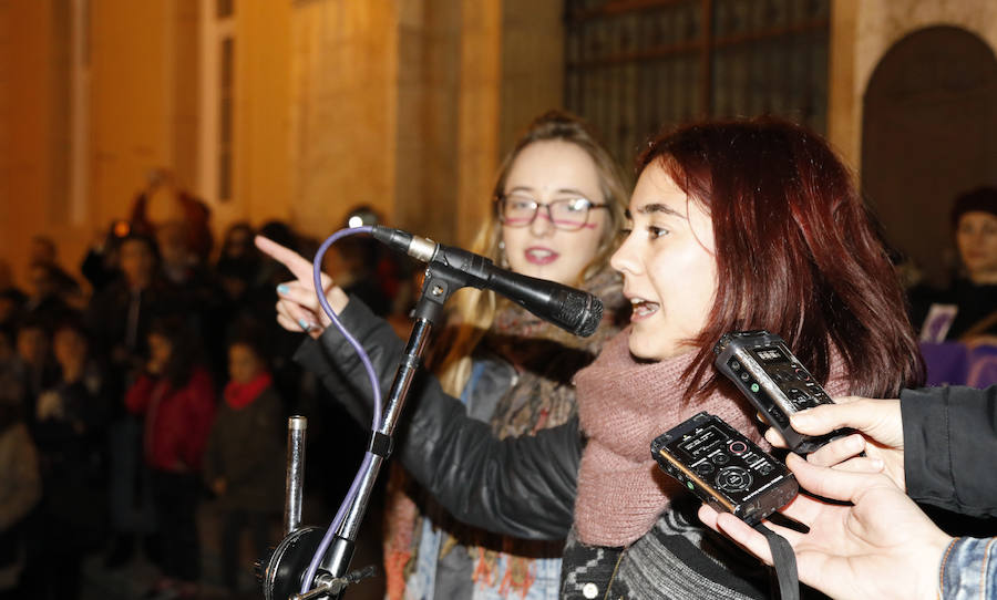 Fotos: El colofón reivindicativo del 8-M en Palencia