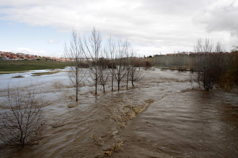 Las fuertas lluvias registradas en las últimas horas en buena parte de la cuenca del Duero han provocado que los ríos Bernesga, Támega, Tera y Tormes se encuentran en situación de alarma por aumento de caudal con riesgo de avenidas.