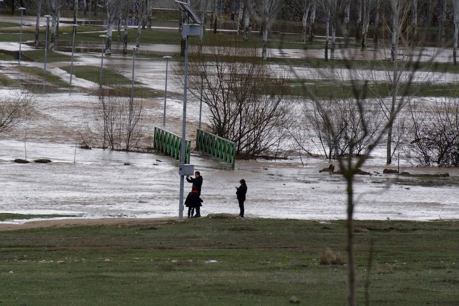 Las fuertas lluvias registradas en las últimas horas en buena parte de la cuenca del Duero han provocado que los ríos Bernesga, Támega, Tera y Tormes se encuentran en situación de alarma por aumento de caudal con riesgo de avenidas.