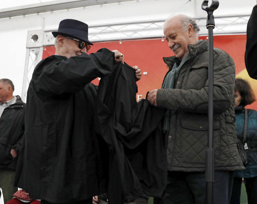 Fotos: Vicente del Bosque en la Feria de la Matanza de Villada