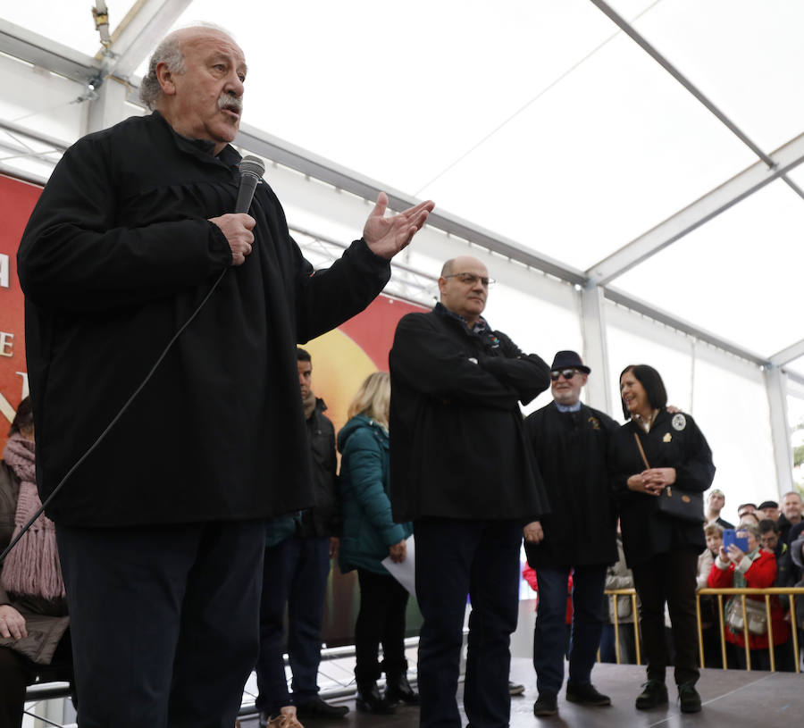 Fotos: Vicente del Bosque en la Feria de la Matanza de Villada