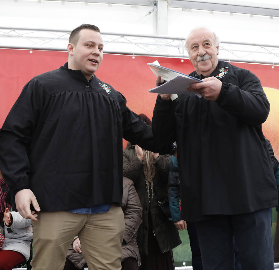 Fotos: Vicente del Bosque en la Feria de la Matanza de Villada