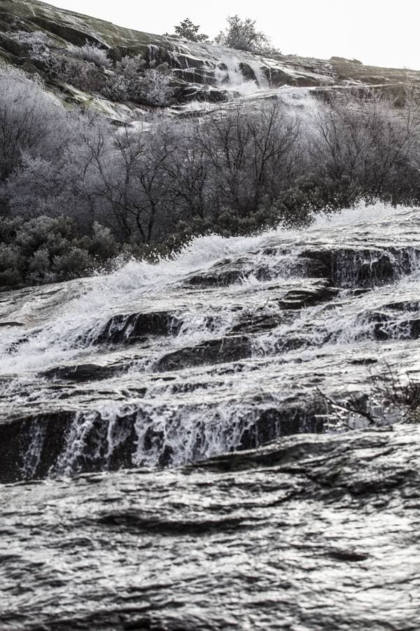 Cascada El Chorro Grande en La Ganja (Segovia).