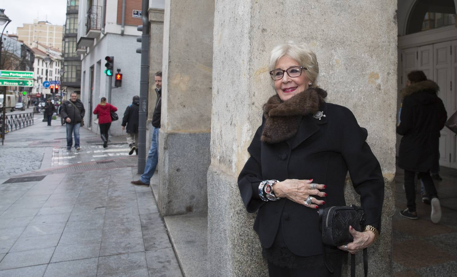 La actiz vallisoletana aprovechó la presentación de la obra en el Teatro Calderón para anunciar su retirada de los escenarios