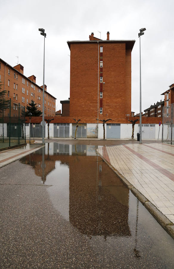 Fotos: Aguacero en la ciudad de Palencia