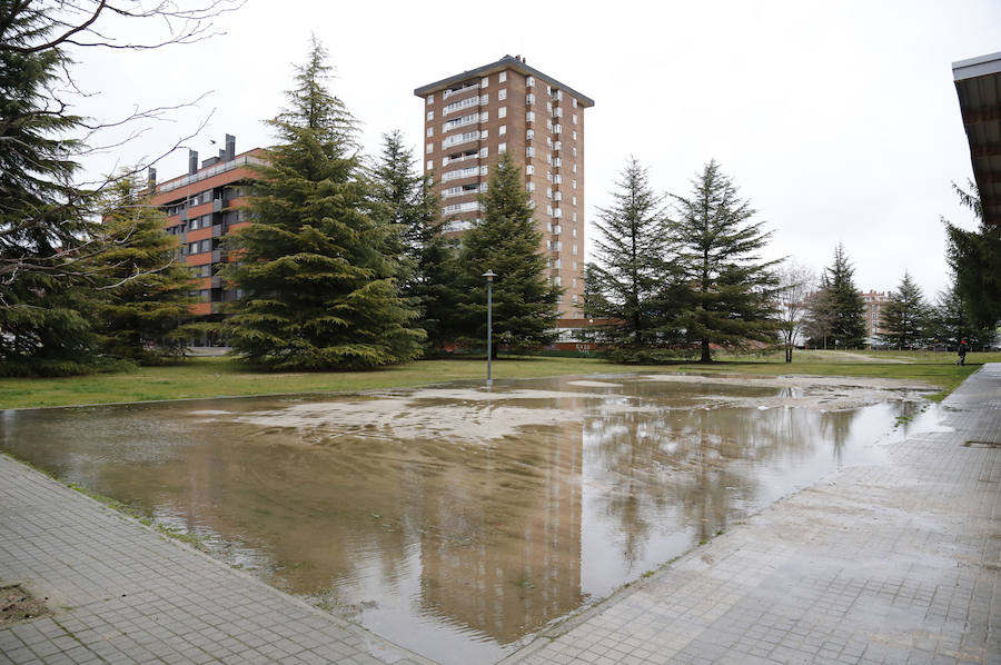 Fotos: Aguacero en la ciudad de Palencia