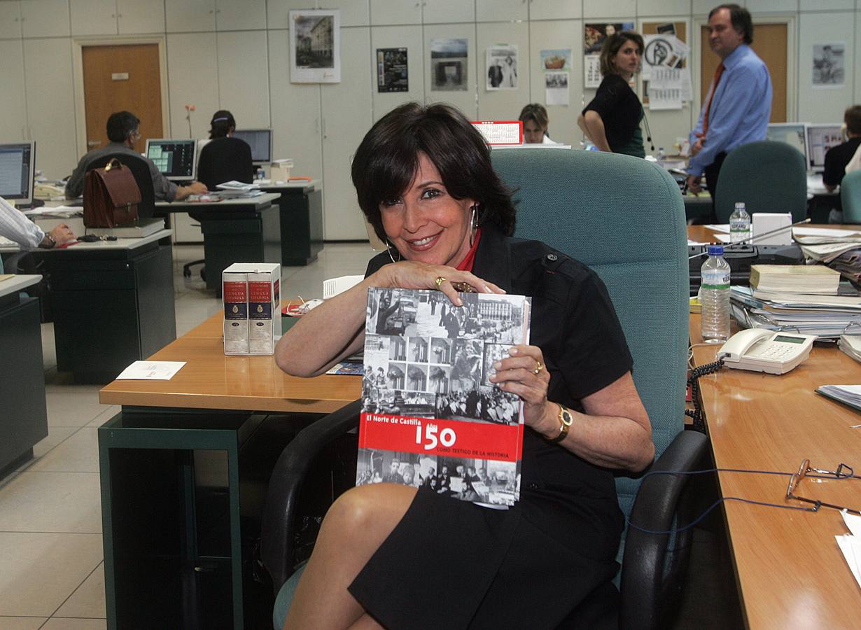 10.05.06 En la redacción de El Norte de Castilla.