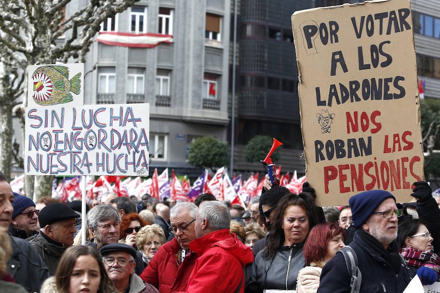 Fotos: Protesta por una pensión digna en León