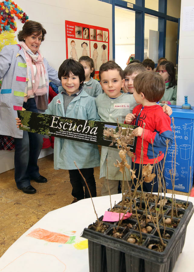 Fotos: Día del Árbol en el colegio Elena Fortun