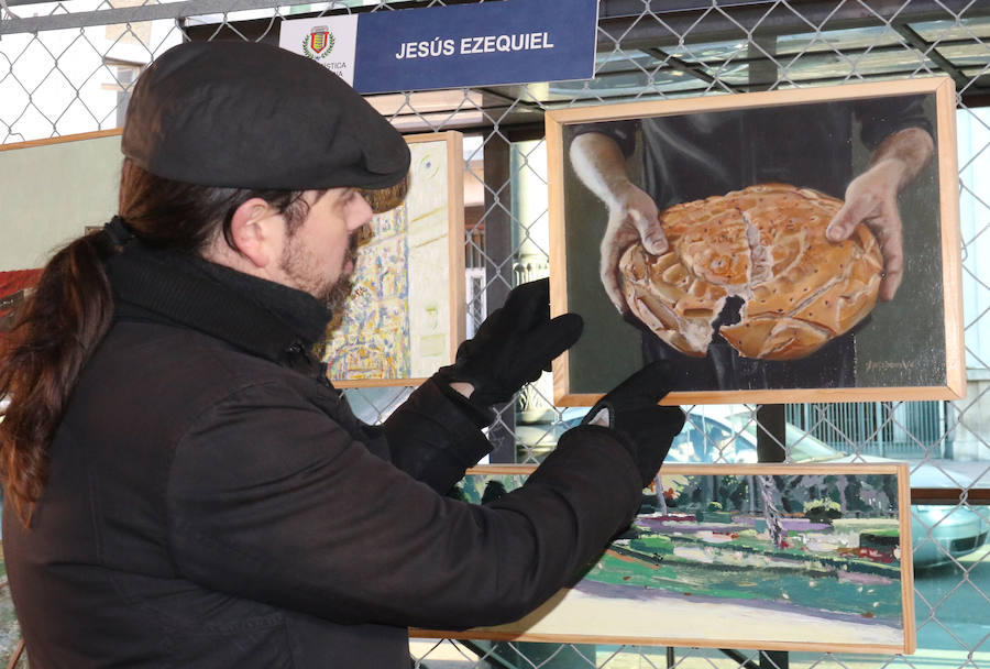 Debido al Día Europeo de la Creatividad se ha expusto en la marquesina de la Plaza España de Valladolid una exposición de pintura de la mano de Unión Artística Vallisoletana. 