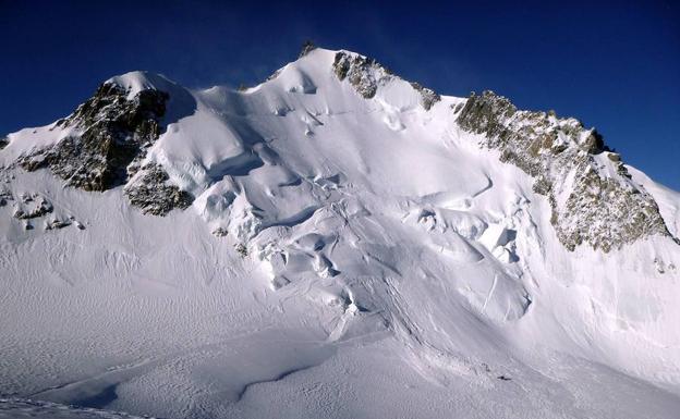 Vista del Mont Blanc. 