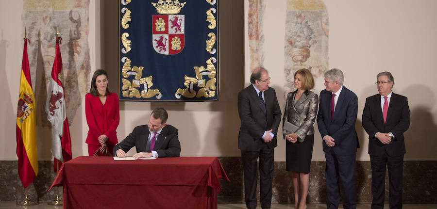 Los Reyes han visitado Valladolid para conmemorar la la primera vuelta al mundo por mar de Magallanes y Elcano