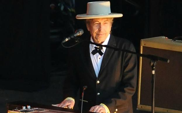 Dylan, en una imagen de archivo, durante un concierto en Bilbao. 