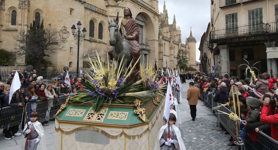 Fotos: Celebración del Domingo de Ramos en Segovia