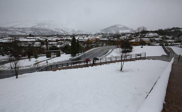 Nieve en El Bierzo este fin de Semana.
