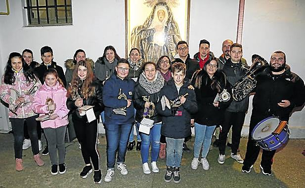 Banda de cornetas y tambores de la cofradía de Jesús Nazareno. 