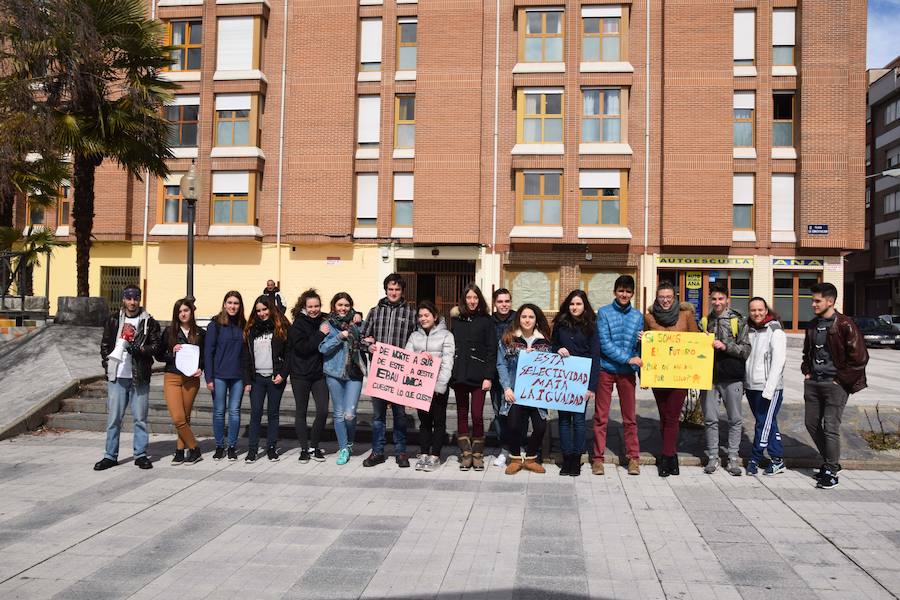 Fotos: Concentración de estudiantes en Guardo