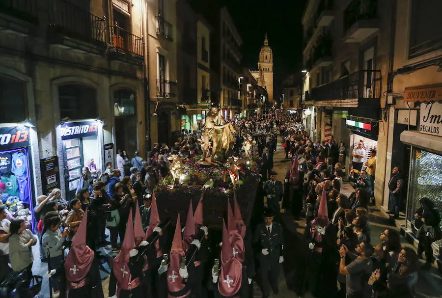 La procesión del año pasado, en la calle Compañía. 