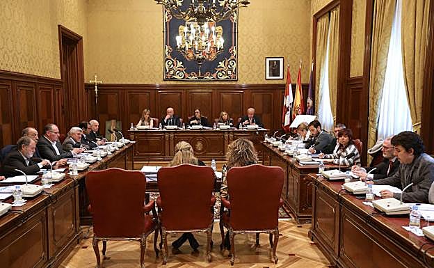 Pleno de la Diputación de Palencia.