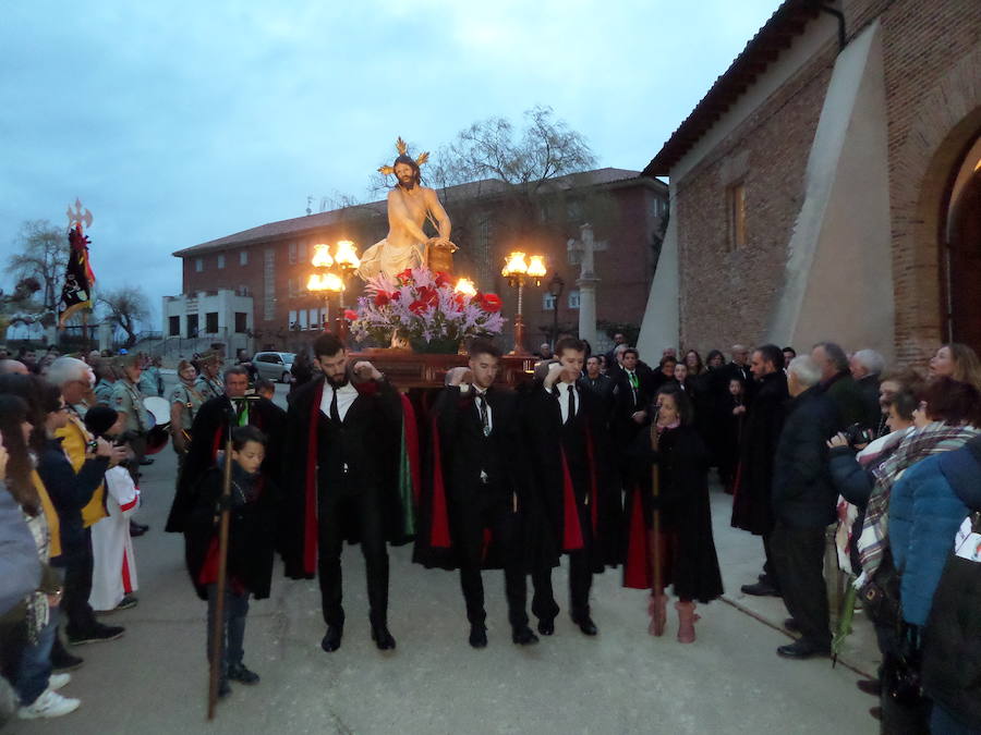 Fotos: Los antiguos legionarios de Valladolid, en el Jueves Santo de Carrión