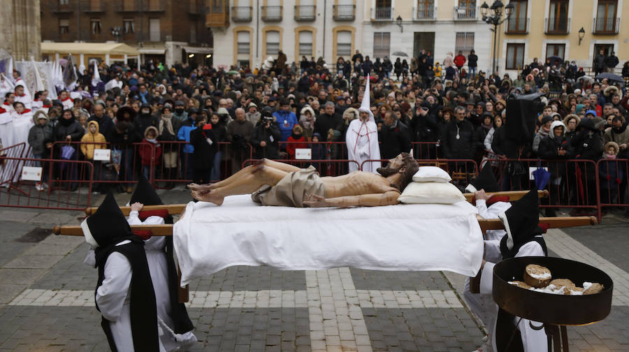 Fotos: Descendimiento y procesión del Santo Entierro en la catedral de Palencia