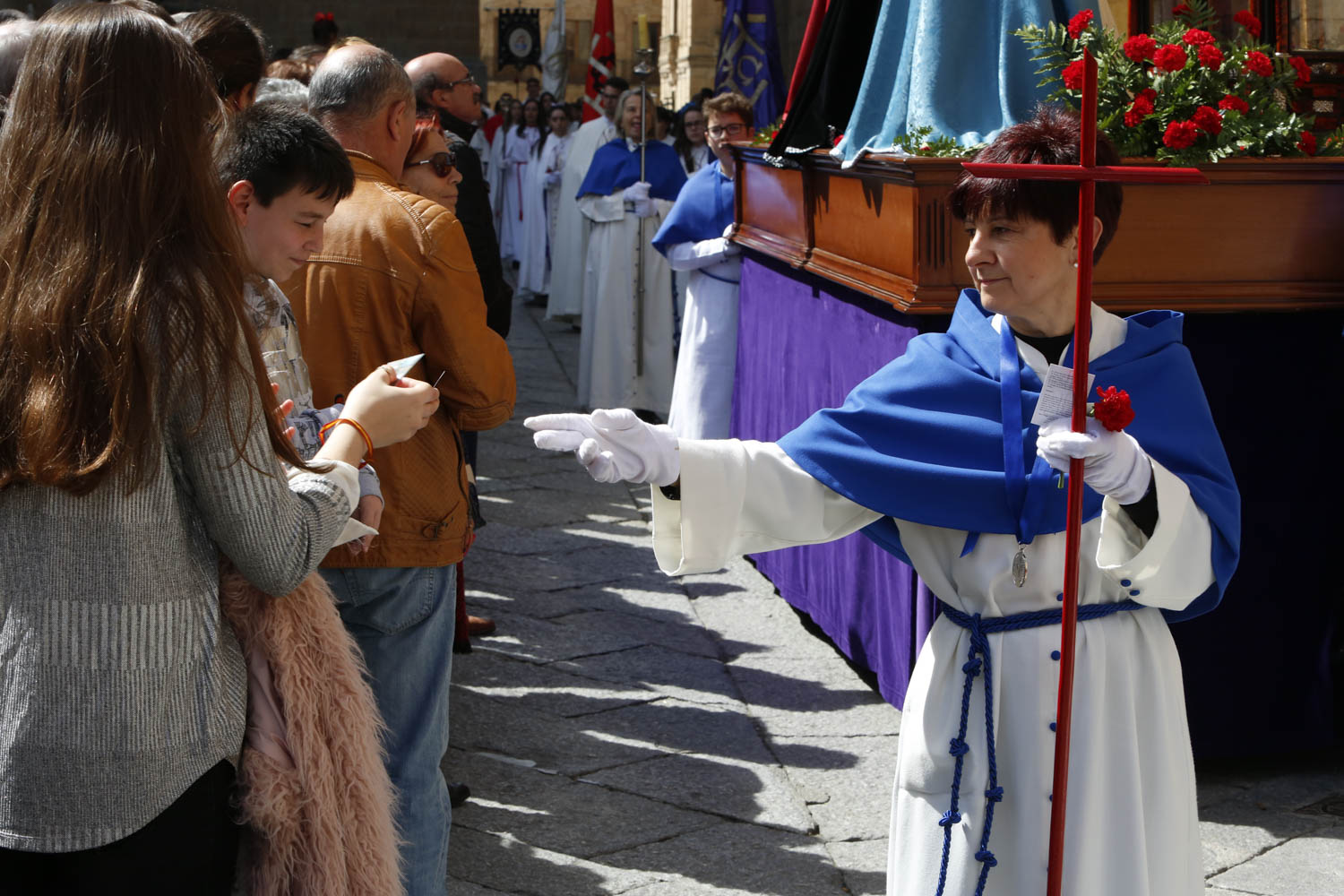 Fotos: La procesión del Encuentro cierra la Semana Santa salmantina 1/2