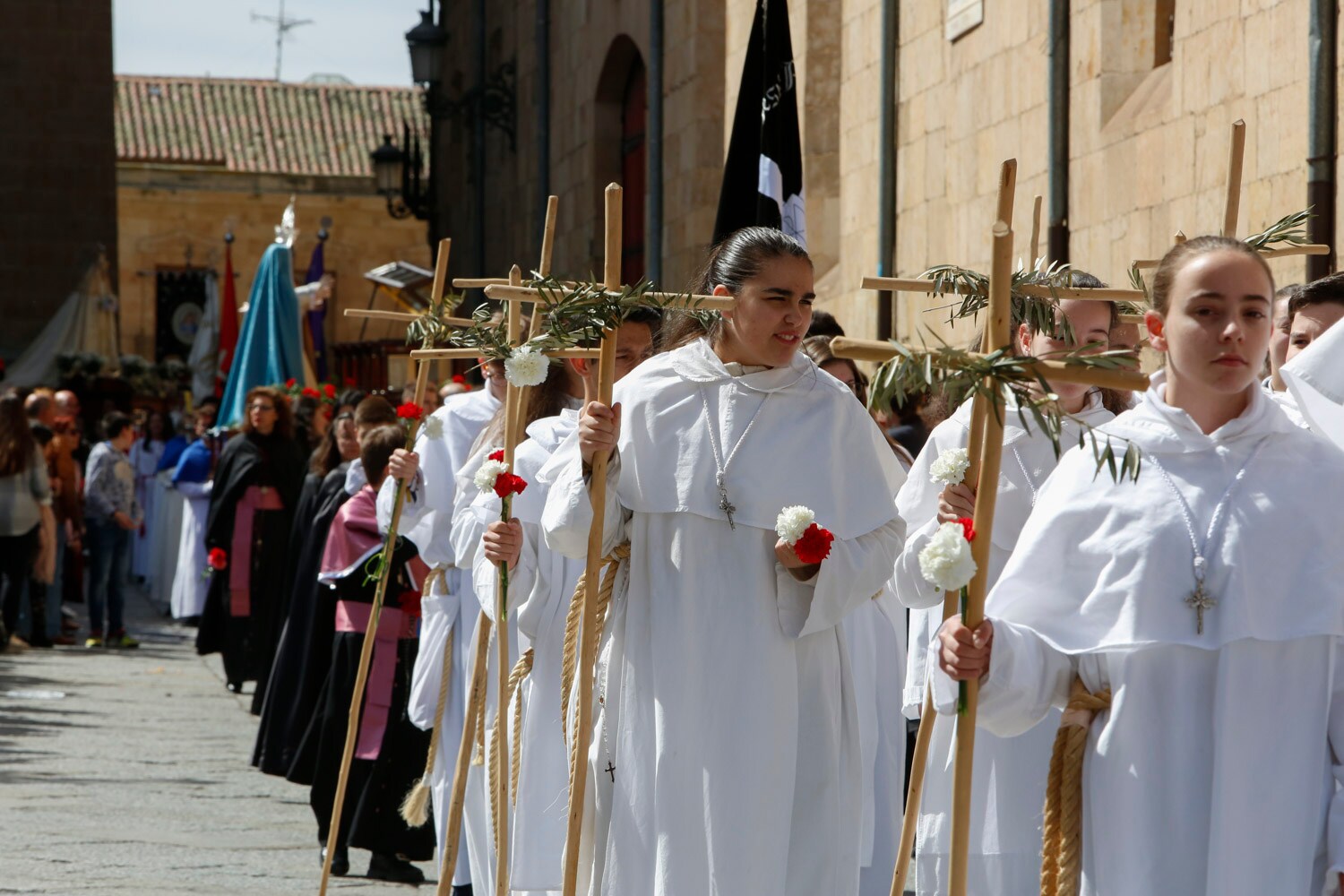 Fotos: La procesión del Encuentro cierra la Semana Santa salmantina 1/2