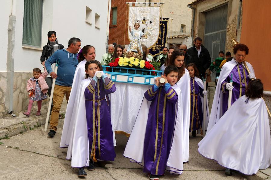 Fotos: Los niños, protagonistas de la despedida de la Semana Santa en Baltanás