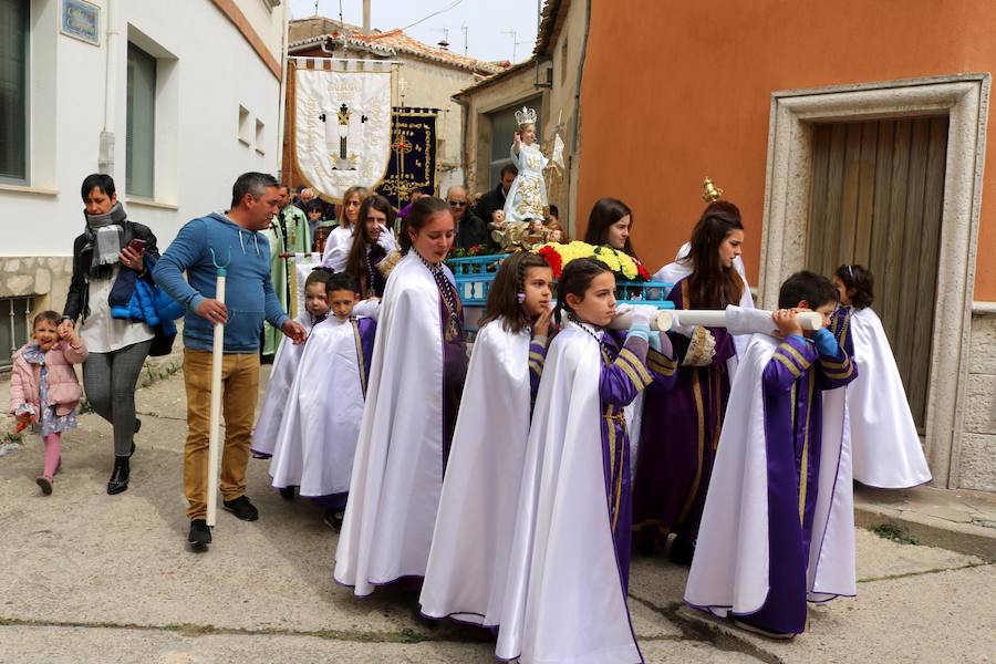 Fotos: Los niños, protagonistas de la despedida de la Semana Santa en Baltanás